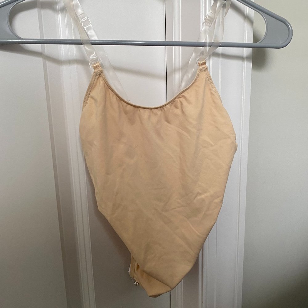 Capezio Dance Leotard/Undergarment (Tan/Cream, Child Medium)